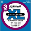 Daddario&nbsp;EXL120 - 3 Sets