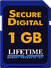 Lifetime Memory&nbsp;1GB SD Media