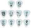 Planet Waves&nbsp;Joe Satriani Signature Picks - Medium White