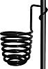Swirlygig&nbsp;Microphone Stand Drink Holder Black