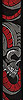 Planet Waves&nbsp;50mm Nylon Guitar Strap - Cranium