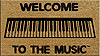 DR&nbsp;Welcome to the Music Doormat - Keyboard
