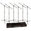 Ultimate Support&nbsp;JS-MCFB6PK 6-Pack Tripod Mic Stand Bundle