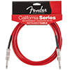 Fender&nbsp;California Cables 10 ft Candy Apple Red