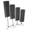 Auralex&nbsp;Stand-Mounted LENRD  Bass Traps - Charcoal
