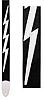 Levys&nbsp;DM5 Lightning Bolt Black