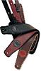 Levys&nbsp;MSS13 Leather and Suede Guitar Strap Black