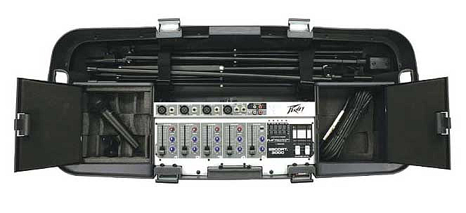 peavey escort 2000 portable mixer pa system