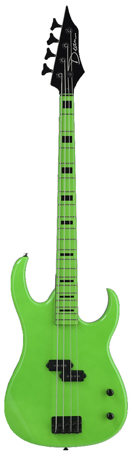 Custom Zone Bass - Florescent Green