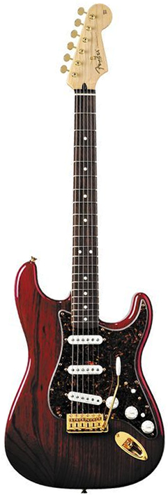 Deluxe Players Stratocaster - Crimson Red Transparent Rosewood