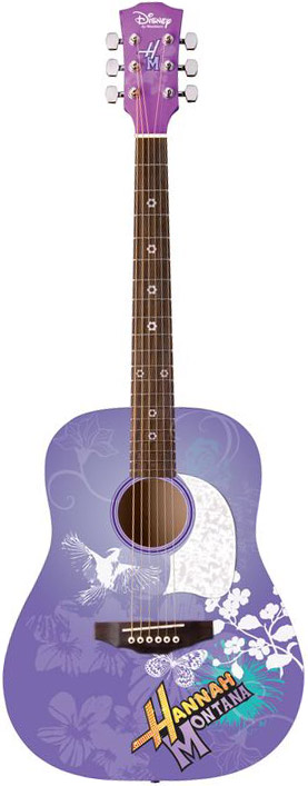 Acoustic Hannah Montana Guitar - Purple