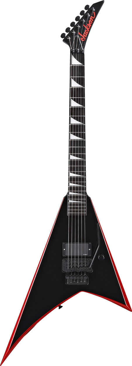 RR24 Rhoads - Black with Red Bevels