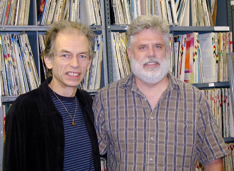 Steve Howe with Broadcaster David Dye