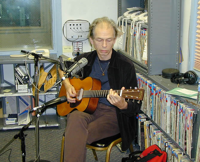 In the 'World Cafe' at WXPN Studios