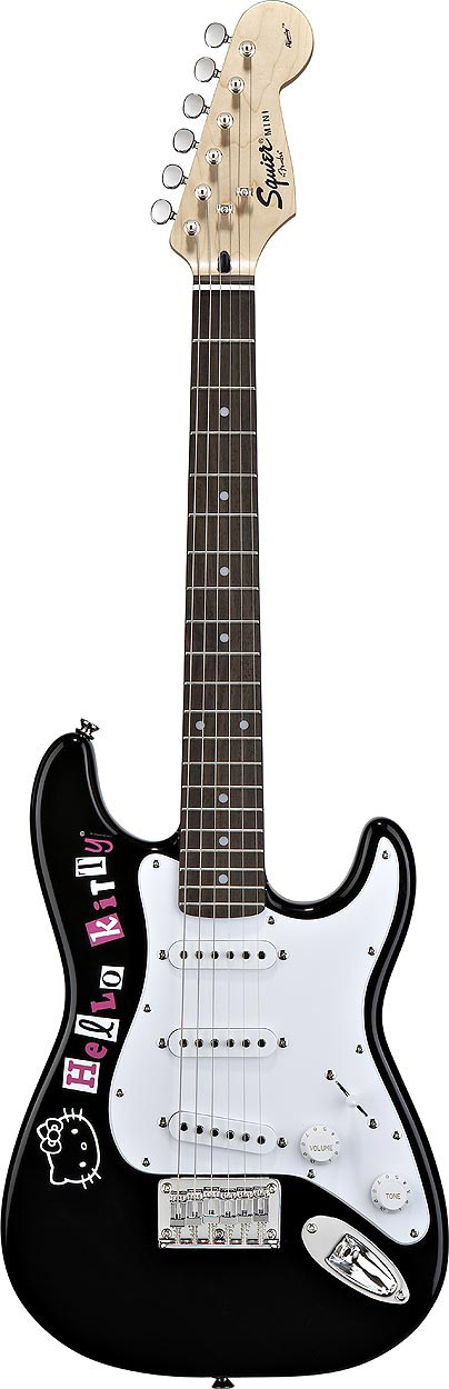 Hello Kitty® Mini-Stratocaster® - Black