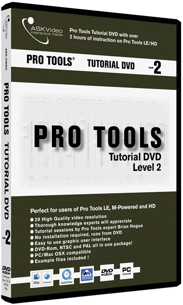 Pro Tools Tutorial DVD - Level 2