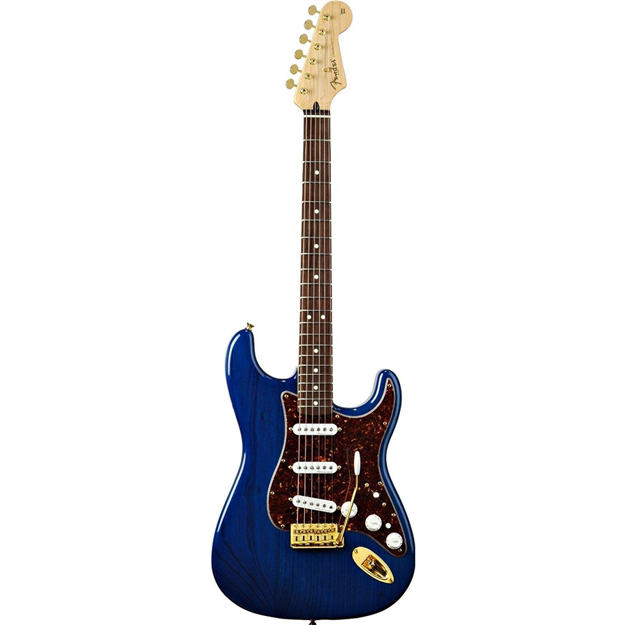 Deluxe Players Stratocaster - Saphire Blue Transparent Rosewood