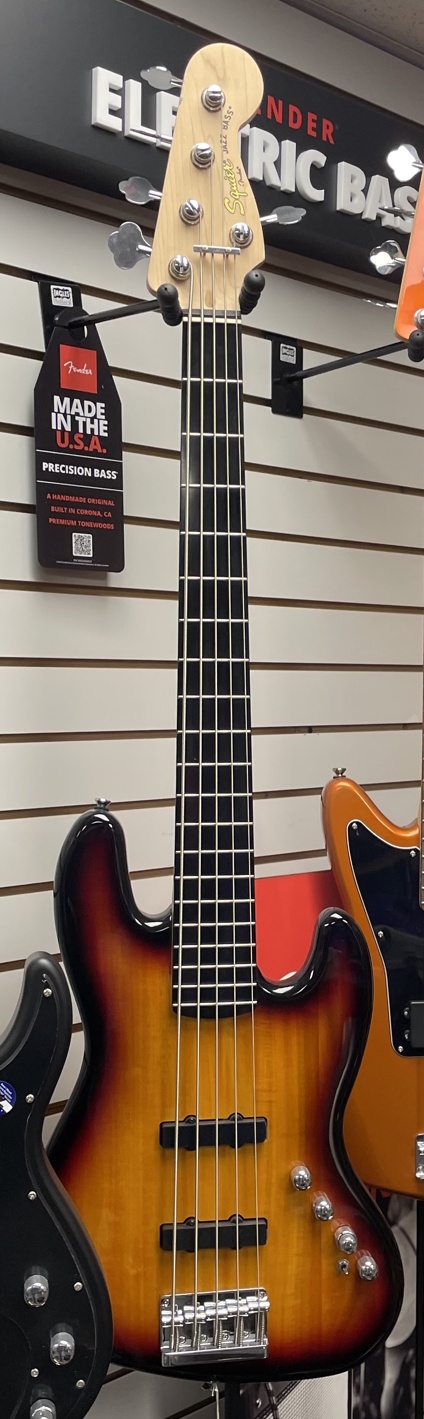 Deluxe Jazz Bass V Active - 3-Color Sunburst