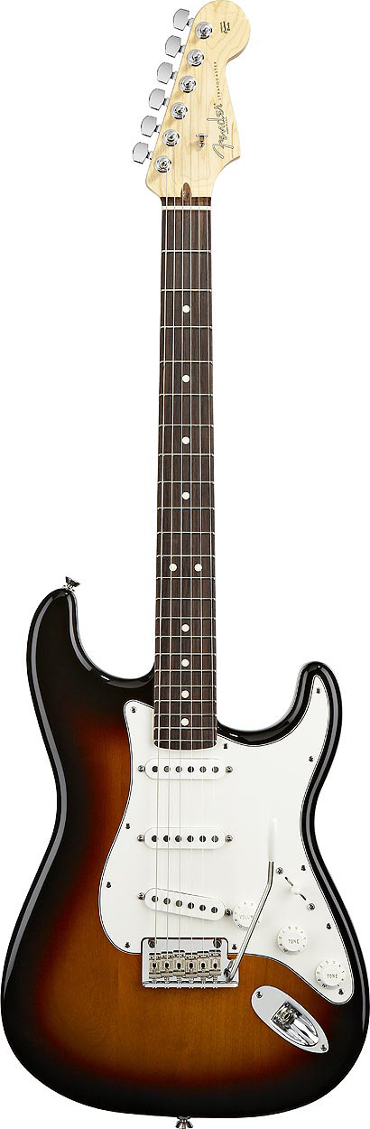 American Standard Stratocaster® - 3-Color Sunburst with Case - Rosewood