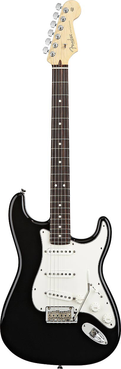 2008 American Standard Stratocaster - Black with Case - Rosewood