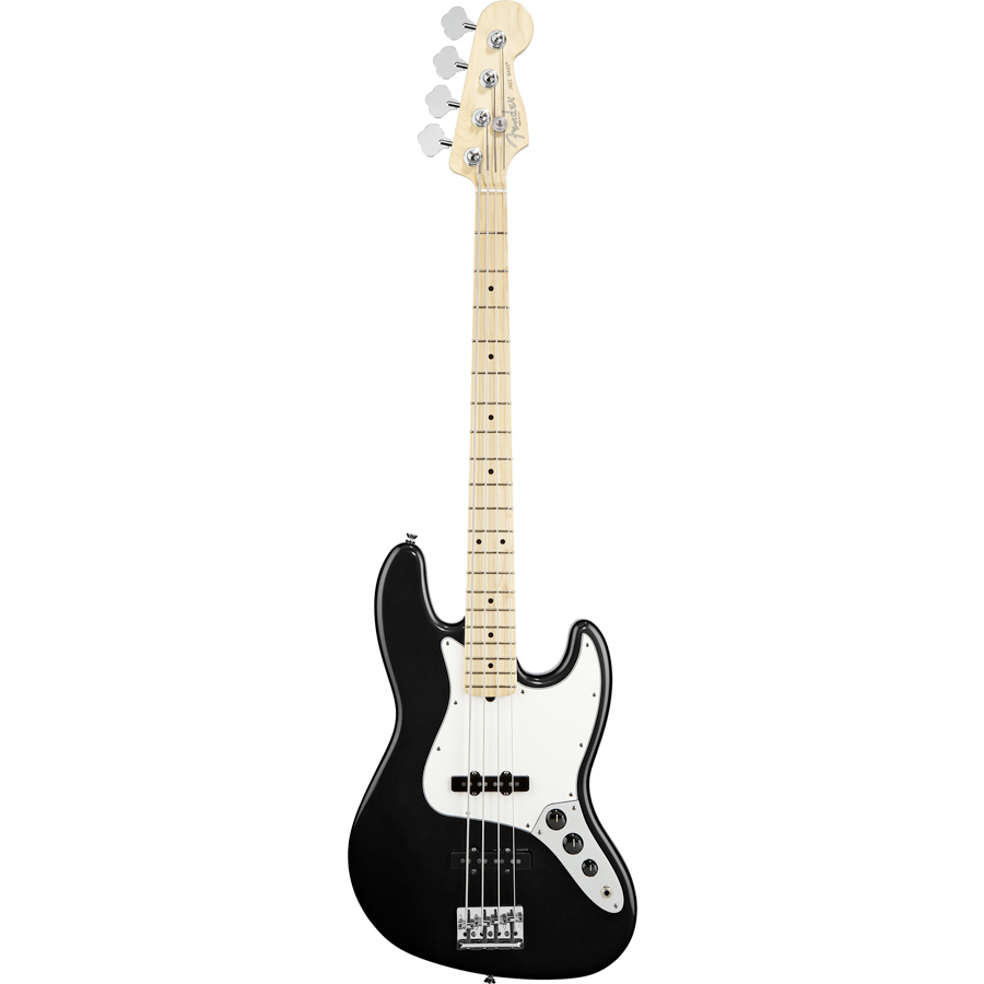 American Standard Jazz Bass - Black with Case - Maple