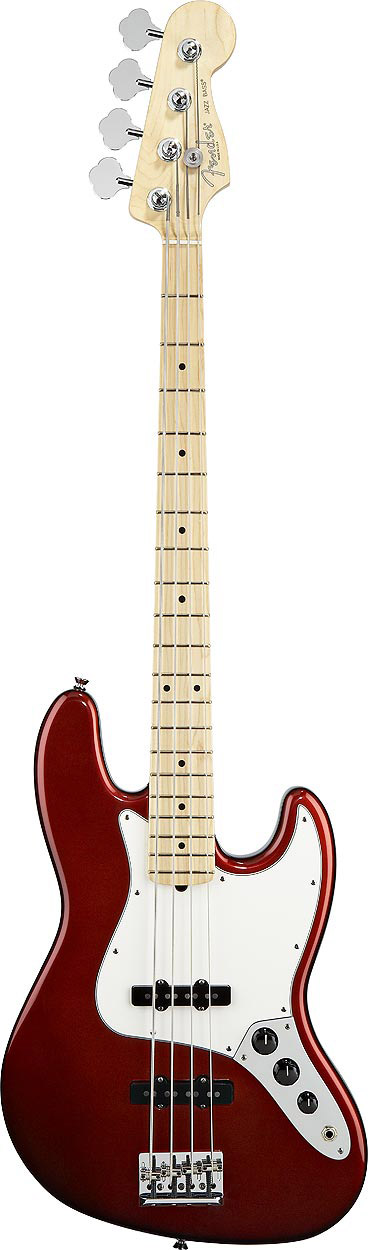 American Standard Jazz Bass - Candy Cola with Case - Maple