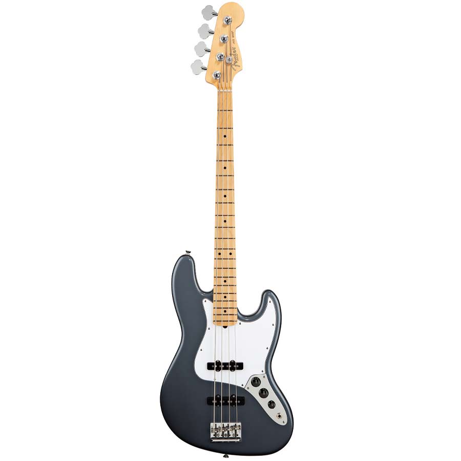 American Standard Jazz Bass - Charcoal Frost Metallic with Case - Maple