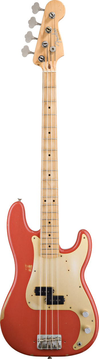 Road Worn 50s Precision Bass - Fiesta Red