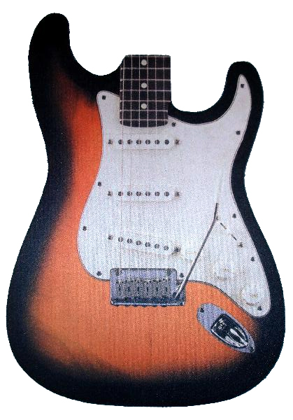 Fender Strat Guitar Mouse Pad