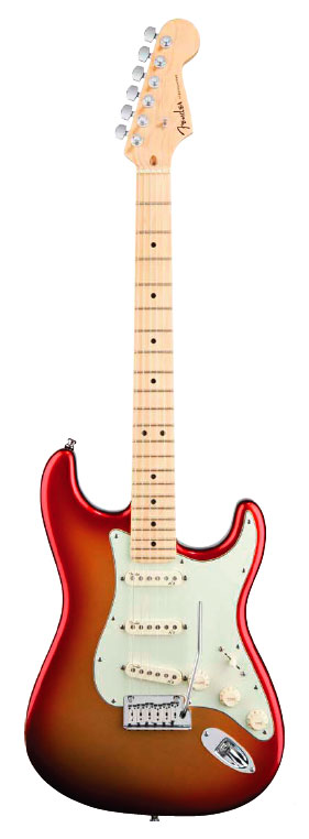 American Deluxe™ Stratocaster® - Sunset Metallic- Maple Neck