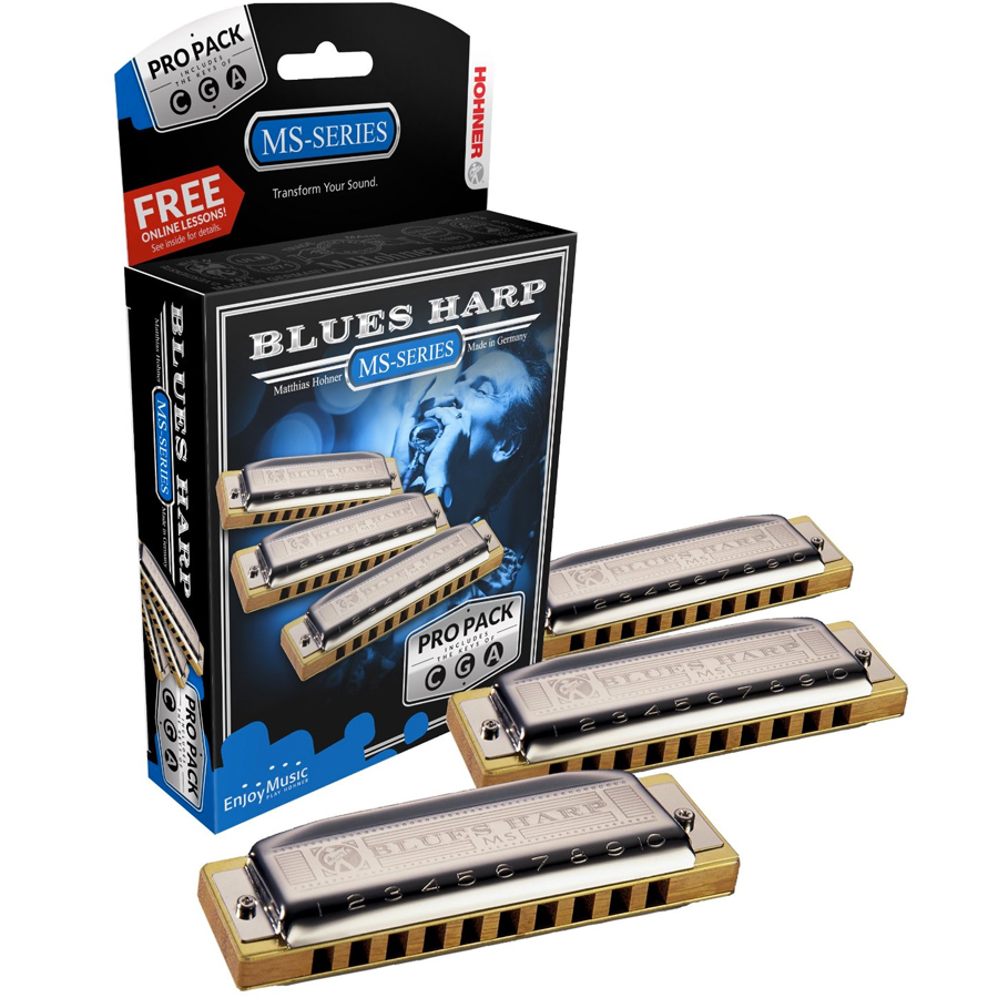 Blues Harp Harmonica Pro Pack