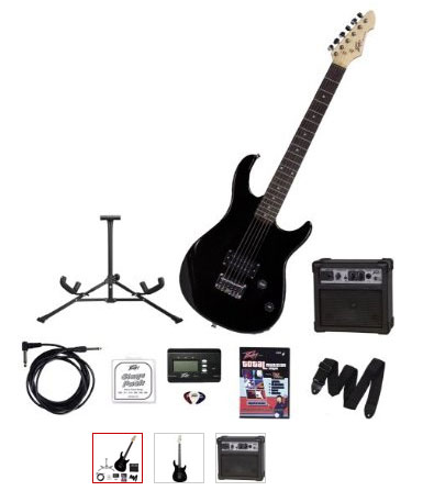 Rockmaster Stage Pack with GT5 Amp - Gloss Black