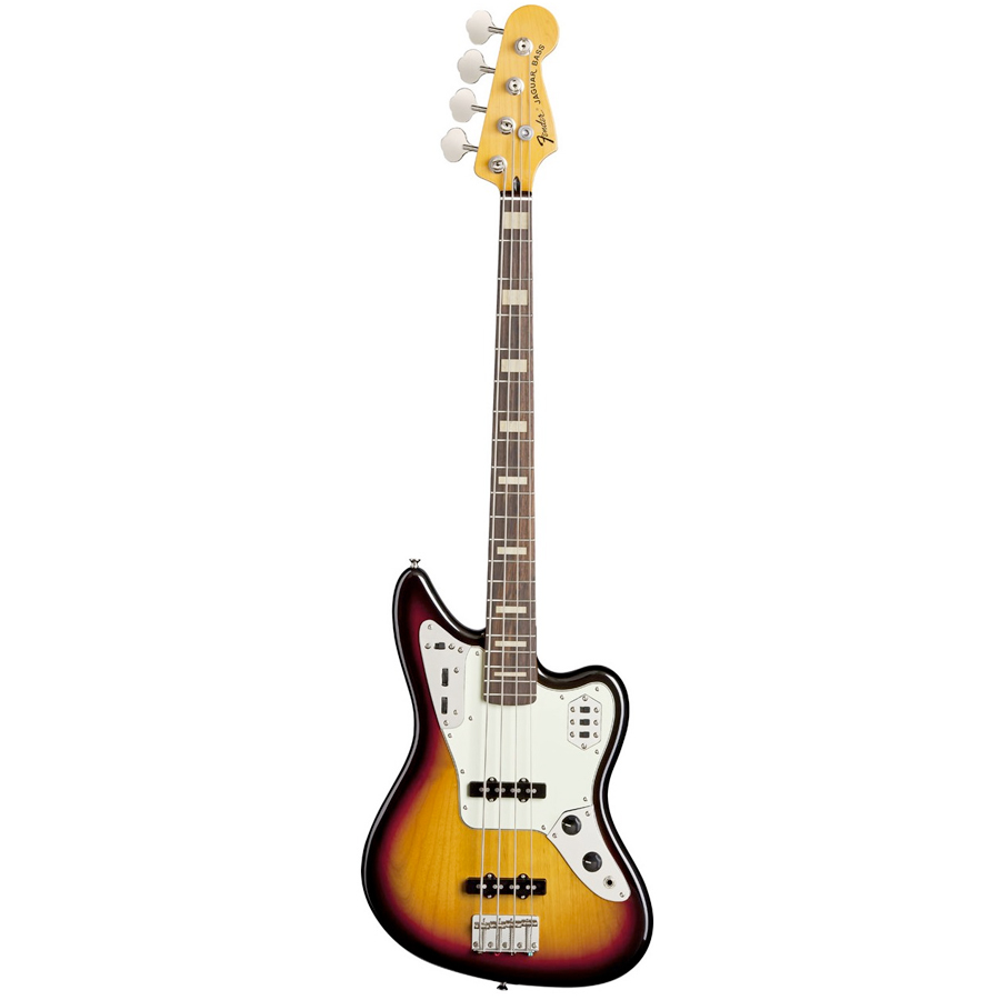 Deluxe Jaguar® Bass 3-Color Sunburst