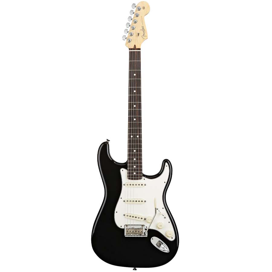 American Standard Stratocaster - Black with Case - Rosewood