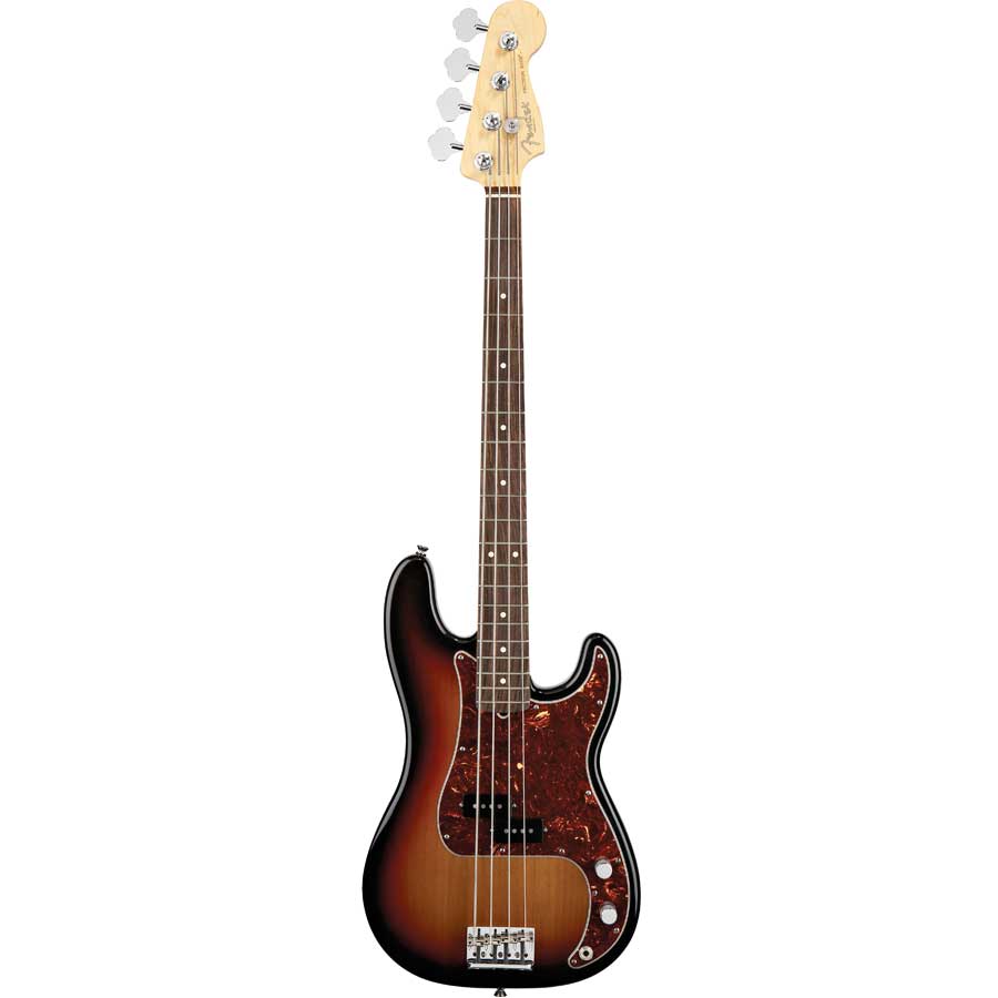 American Standard Precision Bass V - 3-Color Sunburst with Case - Rosewood