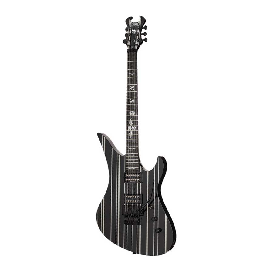 Synyster Gates Custom Black with Silver Pinstripes