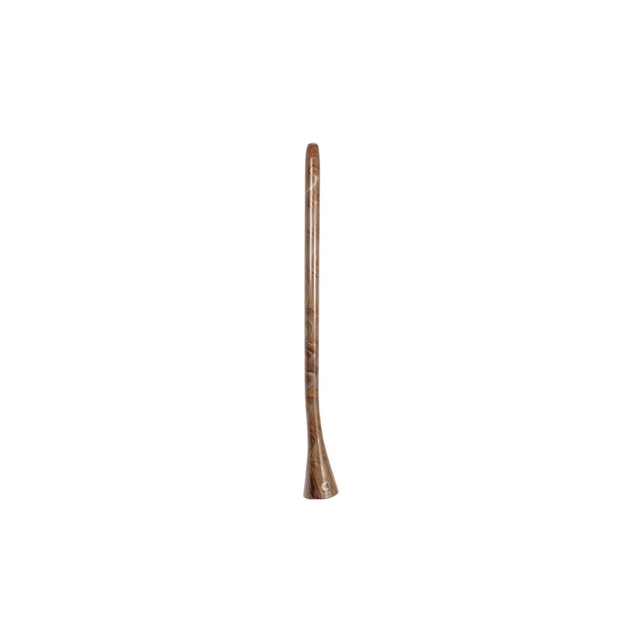 Duro Didgeridoo - 56-Inch Large Horn Green Swirl