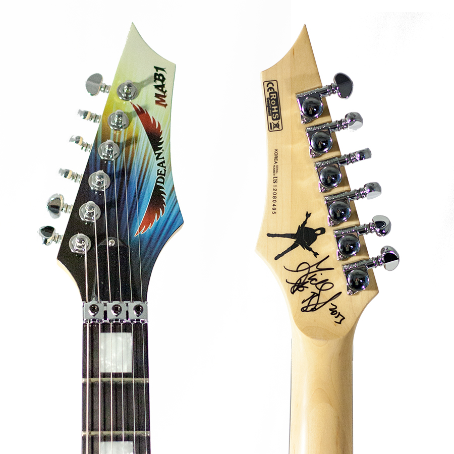 Headstock Front and Signed Back