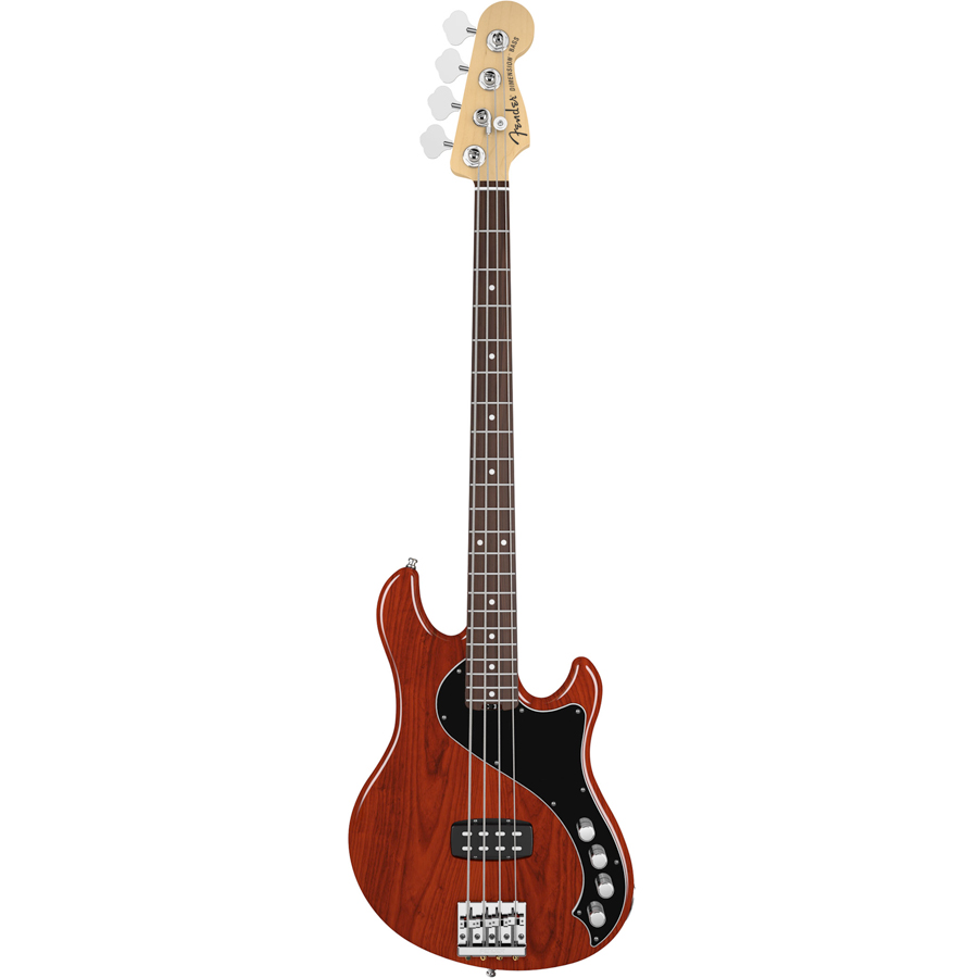 American Deluxe Dimension Bass IV Cayenne Burst