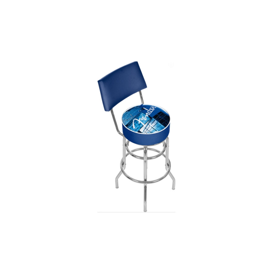 Stacked Lounge 30-inch Barstool with Back