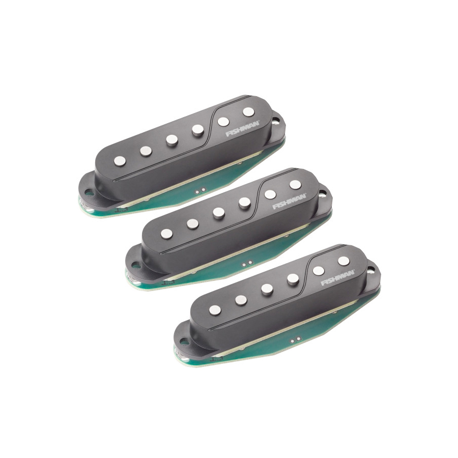 Fluence Single-Width Strat Pickup Black - 3-Pack