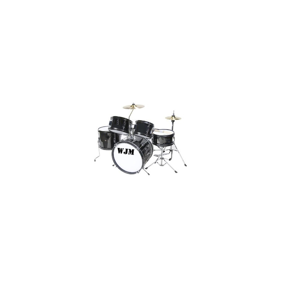 5-Piece Junior Drum Set Black