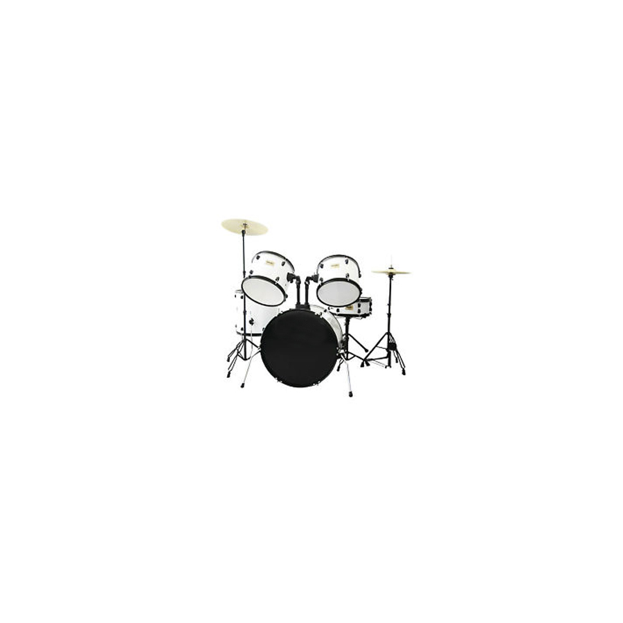 5-Piece Junior Drum Set White