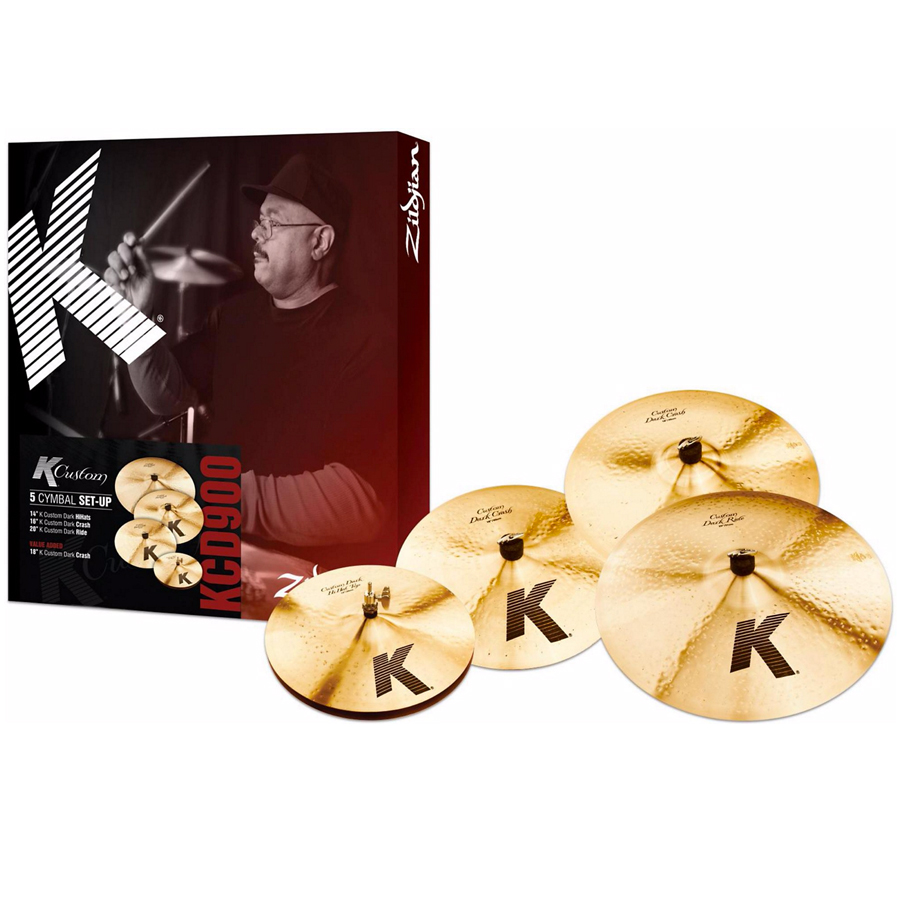 8th Street Music Zildjian KCD900 K Custom Dark Box Set