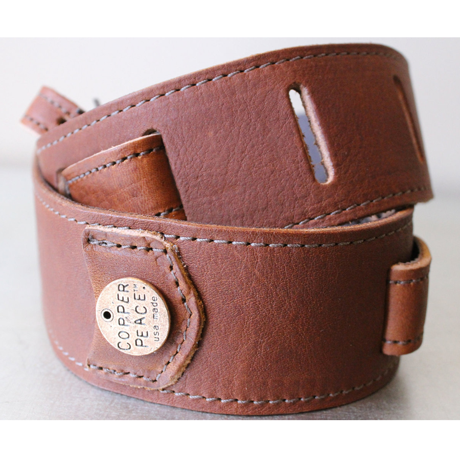 Homerun Leather Banjo Strap Brown