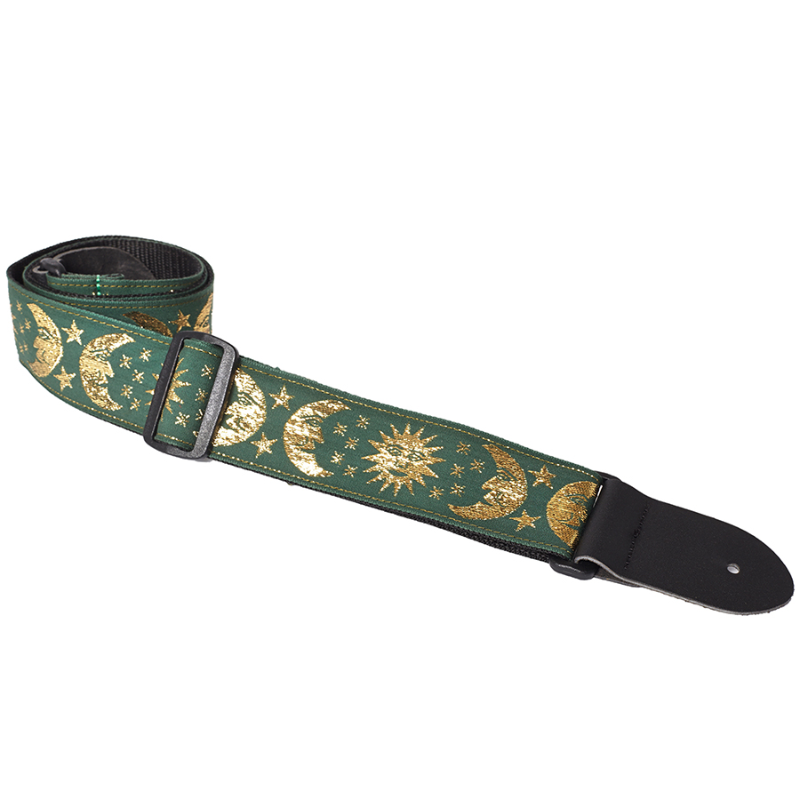 Vintage Reissue 24 Green With Gold Sun and Moons