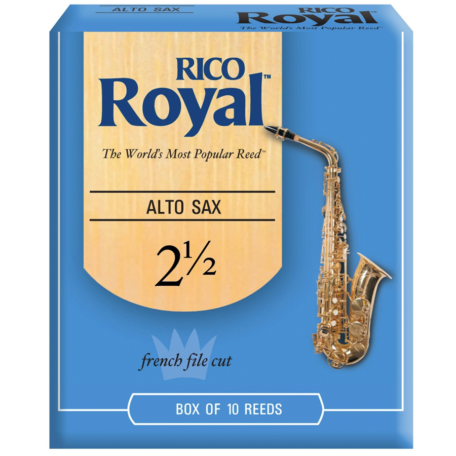 Alto Royal  Sax Reeds 2.5 - 10-pack