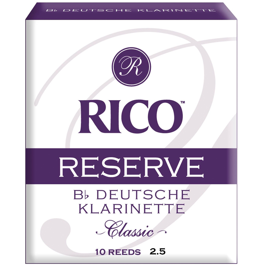 Reserve Classic German Bb Clarinet Reeds 2.5 - 10 pack