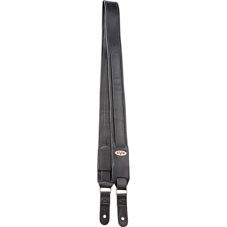 Premium Leather Signature Guitar Strap 42 inch Black