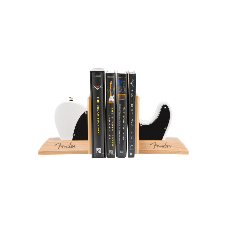 Tele Body Bookends - White
